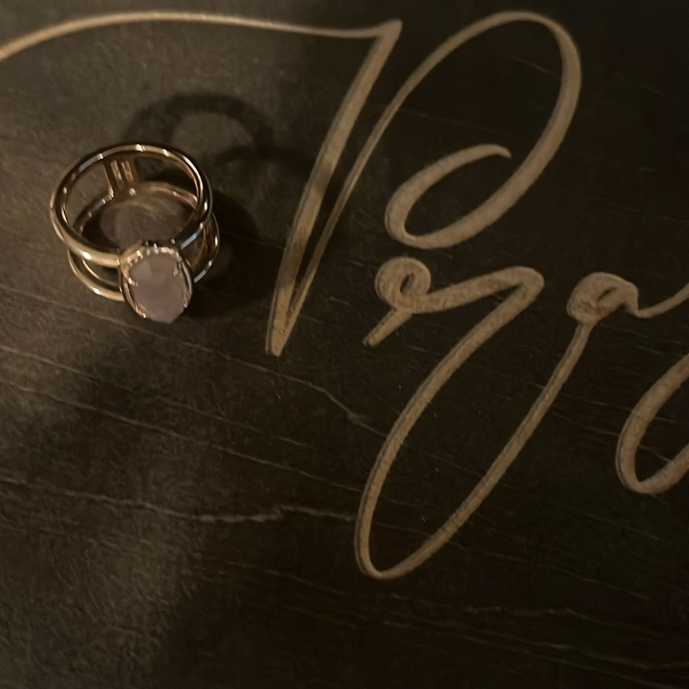 Kendra Scott Ring Rose Gold Opal